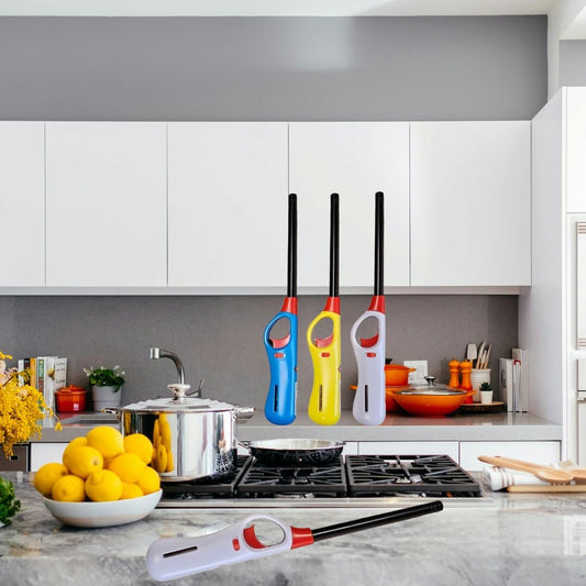 BBQ Lighter Refillable Gas Safety Assorted Colours