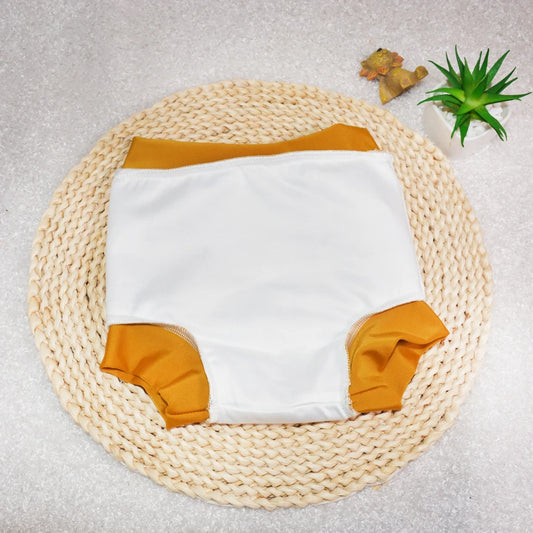 ezkart Kids Swimming Diaper Newborn Baby High Waist Swim Nappies Washable Sunproof Cloth Nappies