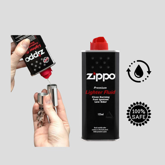 Zippo Lighter Fuel with Low Odour Lighter Fluid - Pack of 2