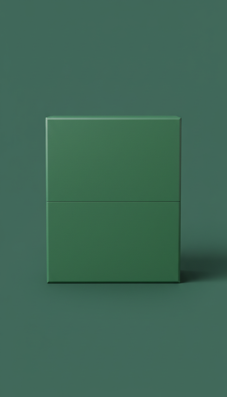 Fashion Green Rigid Gift Box