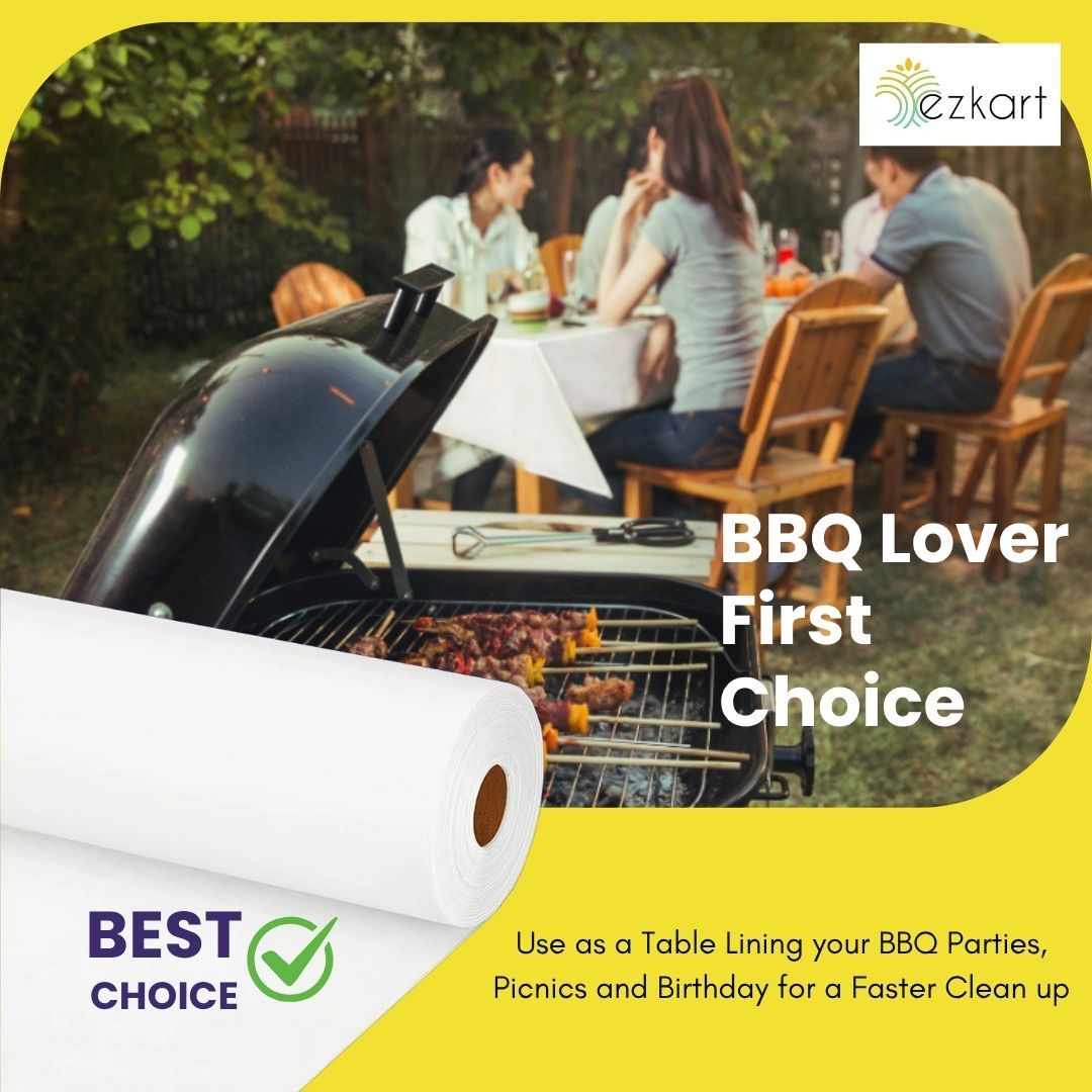 White Disposable Banquet Paper Roll