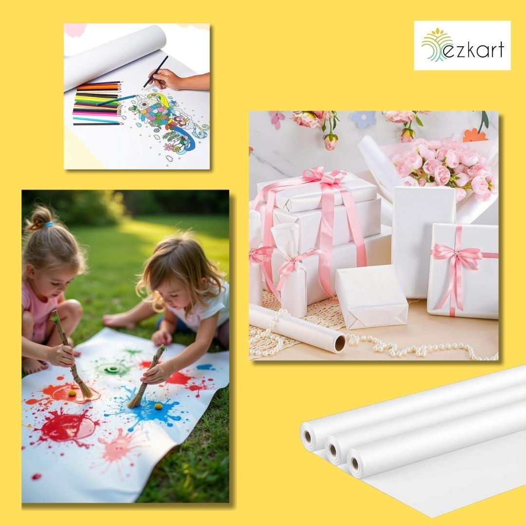 White Disposable Banquet Paper Roll