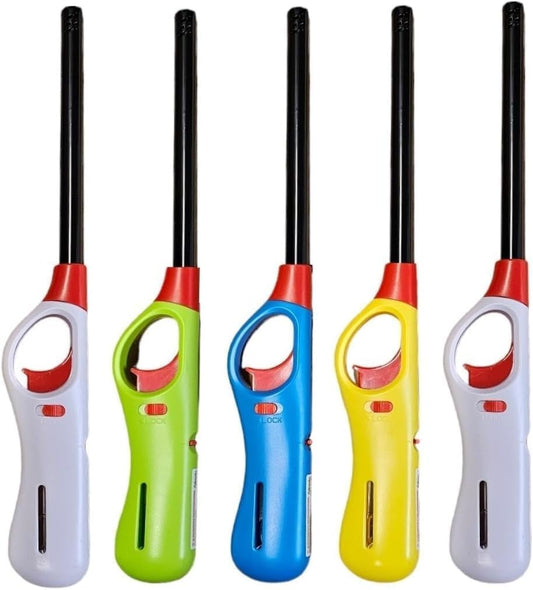 BBQ Lighter Refillable Gas Safety Assorted Colours