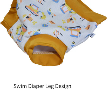 ezkart Kids Swimming Diaper Newborn Baby High Waist Swim Nappies Washable Sunproof Cloth Nappies