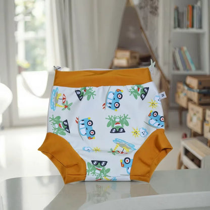 ezkart Kids Swimming Diaper Newborn Baby High Waist Swim Nappies Washable Sunproof Cloth Nappies