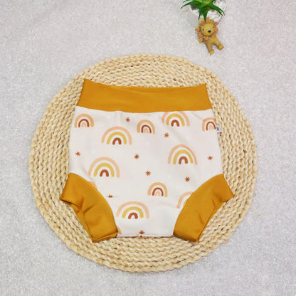 ezkart Kids Swimming Diaper Newborn Baby High Waist Swim Nappies Washable Sunproof Cloth Nappies