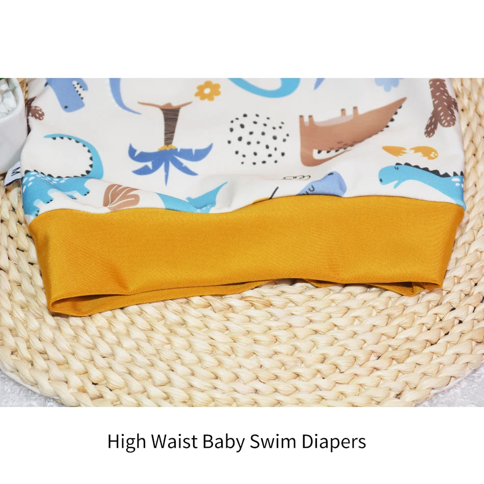 ezkart Kids Swimming Diaper Newborn Baby High Waist Swim Nappies Washable Sunproof Cloth Nappies