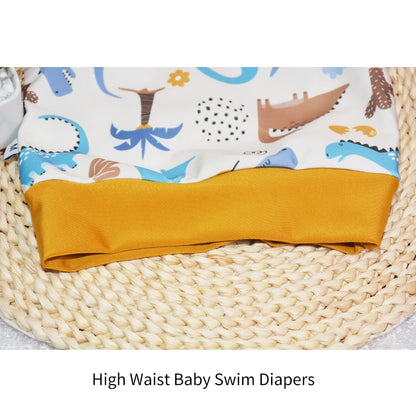 ezkart Kids Swimming Diaper Newborn Baby High Waist Swim Nappies Washable Sunproof Cloth Nappies