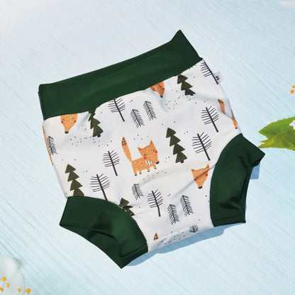ezkart Kids Swimming Diaper Newborn Baby High Waist Swim Nappies Washable Sunproof Cloth Nappies