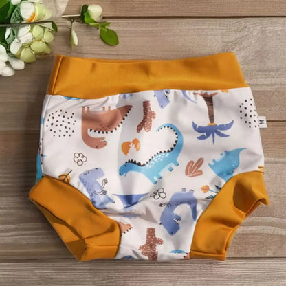 ezkart Kids Swimming Diaper Newborn Baby High Waist Swim Nappies Washable Sunproof Cloth Nappies