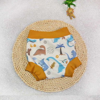 ezkart Kids Swimming Diaper Newborn Baby High Waist Swim Nappies Washable Sunproof Cloth Nappies
