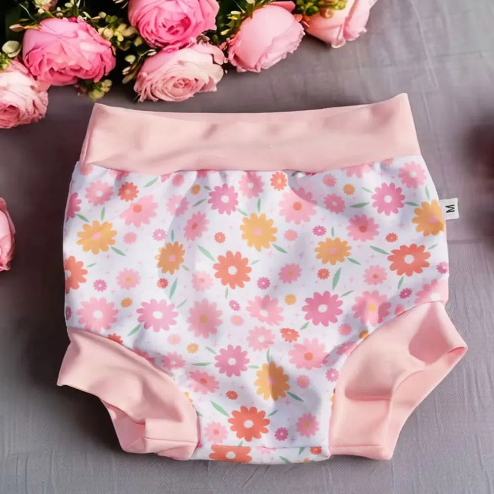 ezkart Kids Swimming Diaper Newborn Baby High Waist Swim Nappies Washable Sunproof Cloth Nappies