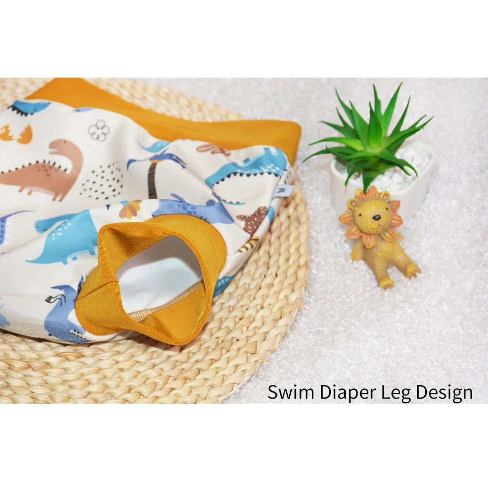 ezkart Kids Swimming Diaper Newborn Baby High Waist Swim Nappies Washable Sunproof Cloth Nappies