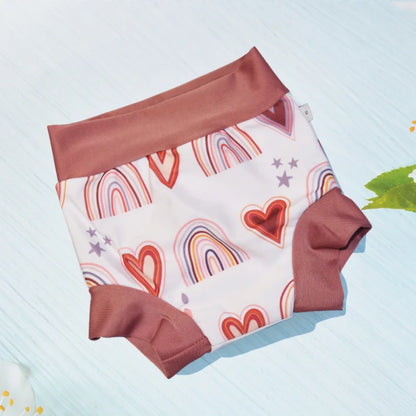 ezkart Kids Swimming Diaper Newborn Baby High Waist Swim Nappies Washable Sunproof Cloth Nappies