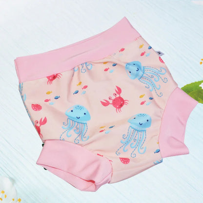 ezkart Kids Swimming Diaper Newborn Baby High Waist Swim Nappies Washable Sunproof Cloth Nappies