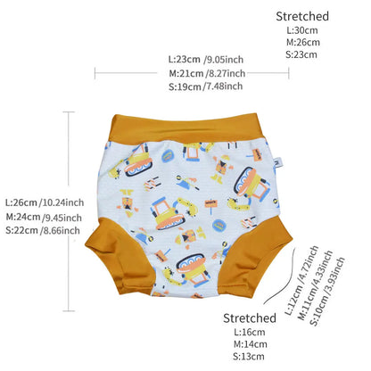 ezkart Kids Swimming Diaper Newborn Baby High Waist Swim Nappies Washable Sunproof Cloth Nappies