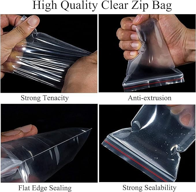 Strong Resealable Grip Seal Bags